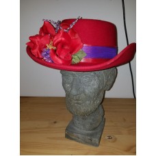 Flashy Feathered Horse Track Racing Belmont Stakes Triple Crown Hat Fashion Just  eb-67668511